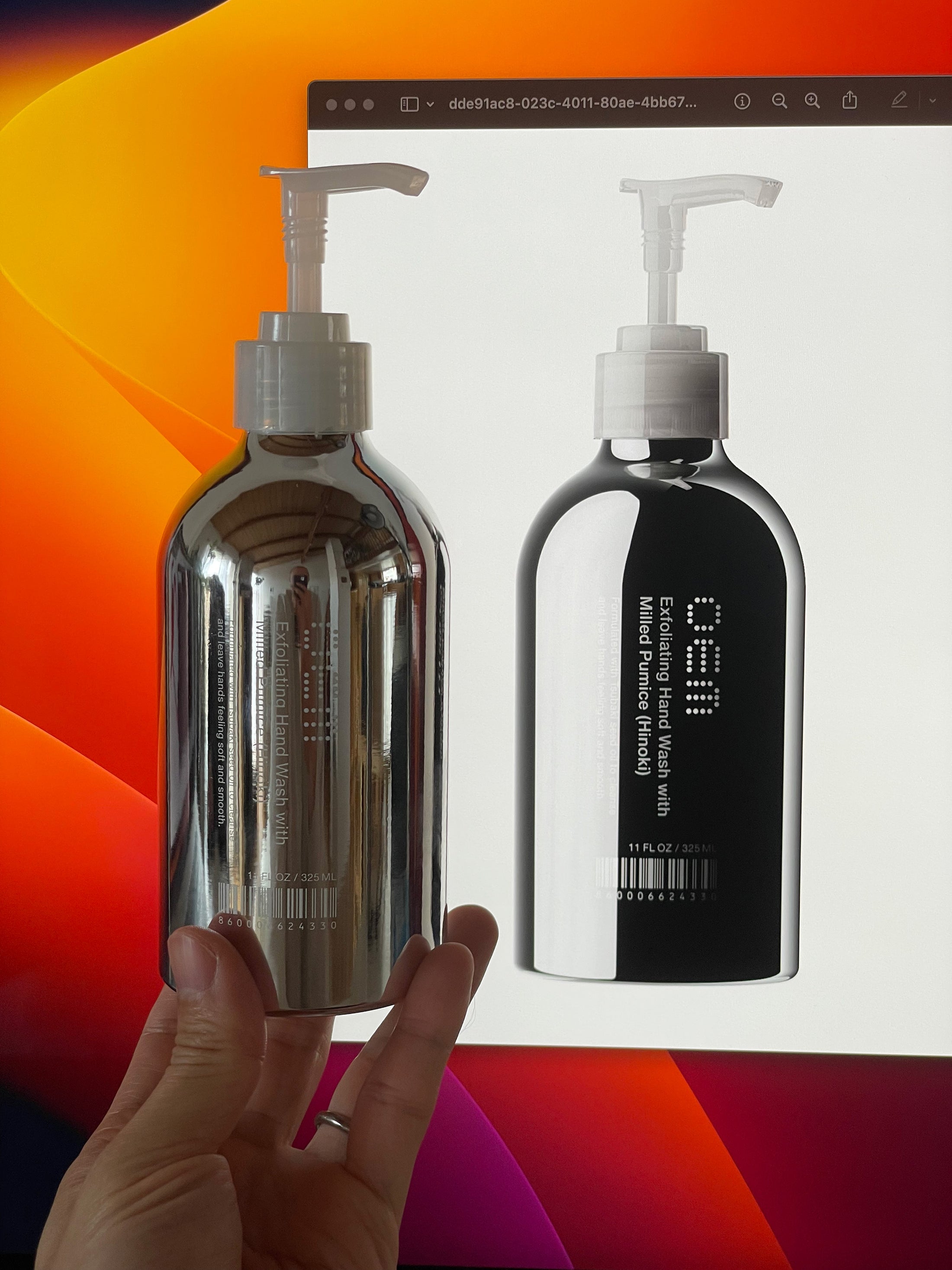 PAUME Exfoliating Hand Soap Cleanser | 16.9 fl oz / 500 ml | Silicon &  Paraben Free, No Artificial Fragrances & Vegan